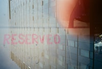 a building with a sign that says reserved